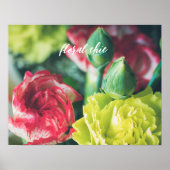 花カラフル束 ポスター (正面)