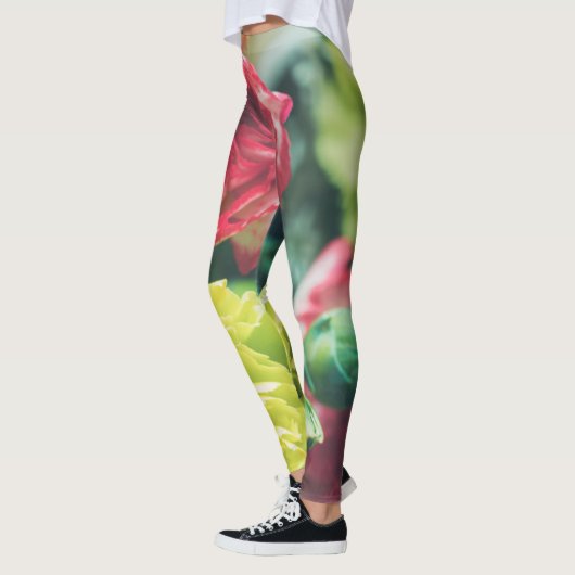 花カラフル束 レギンス (左)