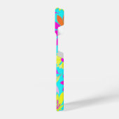 花カラフル柄の花咲き電話ケース iPhoneケース (左側面)