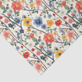 花カラフル柄ティッシュペーパー 薄葉紙 (詳細)