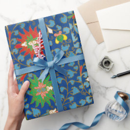 花カラフル柄ラッピング紙 ラッピングペーパー