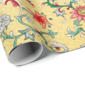 花カラフル柄ラッピング紙 ラッピングペーパー (ロールコーナー)