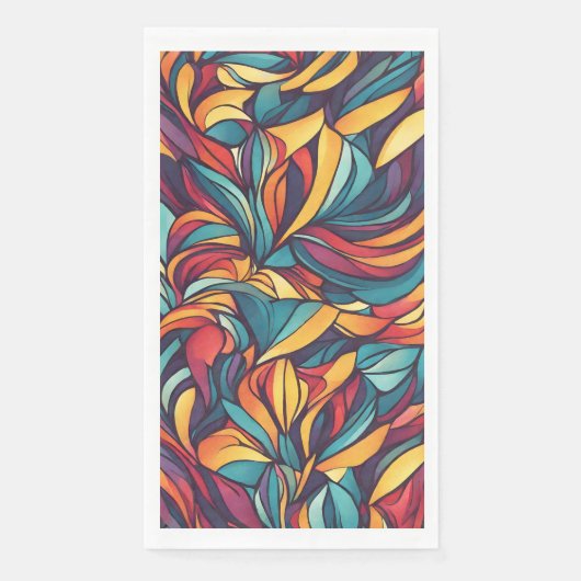 花カラフル柄 (正面)