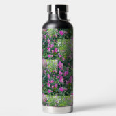 花カラフル柄 ウォーターボトル (左面)