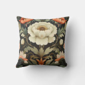 花カラフル柄 クッション (裏面)