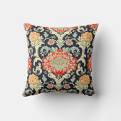 花カラフル柄 クッション (裏面)