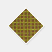 花カラフル柄 スタンダードカクテルナプキン (角)
