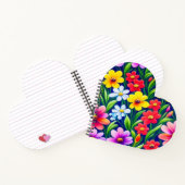 花カラフル柄 ノートブック (内部)
