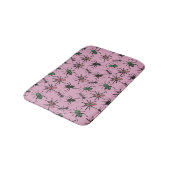 花カラフル柄 バスマット (アングル)