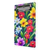 花カラフル柄 ミニクリップボード (アングル2)