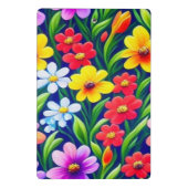 花カラフル柄 ミニクリップボード (裏面)