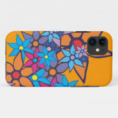 花カラフル柄#10 Case-Mate iPhoneケース (裏面(横))