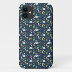花カラフル柄 iPhone 11 ケース