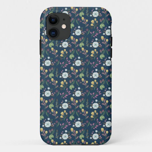 花カラフル柄 Case-Mate iPhoneケース (裏面)