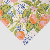 花カラフル桃 薄葉紙 (詳細)