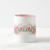 花カラフル植物園フローラ花 マグカップ (中央)
