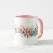 花カラフル植物園フローラ花 マグカップ (正面右)