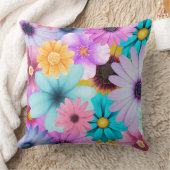 花カラフル植物学装飾用クッション クッション (ブランケット)