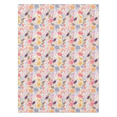 花カラフル模様 テーブルクロス (正面)