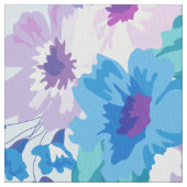 花カラフル模様 ファブリック (クローズアップ)