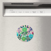 花カラフル模様 マグネット (インサイチュ (食洗機))