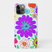 花カラフル模様 Case-Mate iPhoneケース (裏)