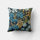 花カラフル水彩トレンディー クッション (裏面)