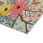 花カラフル水彩可愛 カッティングボード (角)