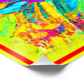 花カラフル油塗装。買今 ポスター (コーナー)