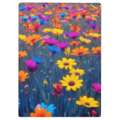 花カラフル畑 クリップボード (裏面)