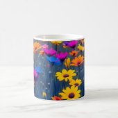 花カラフル畑 コーヒーマグカップ (中央)