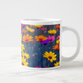 花カラフル畑 ジャンボコーヒーマグカップ (右)