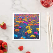 花カラフル畑 スタンダードカクテルナプキン (インサイチュ)