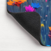 花カラフル畑 マウスパッド (コーナー)