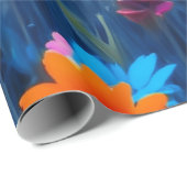 花カラフル畑 ラッピングペーパー (ロールコーナー)