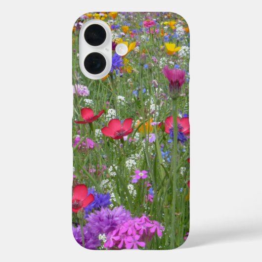花カラフル畑 Case-Mate iPhoneケース (裏面)