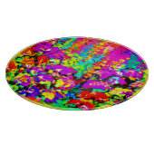 花カラフル絵画の花買今 カッティングボード (角)