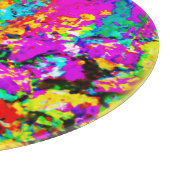 花カラフル絵画の花買今 カッティングボード (角)