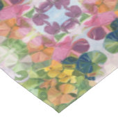 花カラフル花びら水彩模様絵を描の テーブルクロス (アングル)