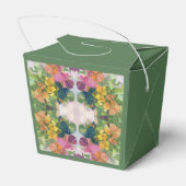 花カラフル花びら水彩模様絵を描の フェイバーボックス (裏面サイド)