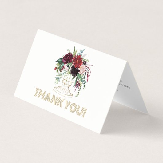 花カラフル花束名刺 名刺 (正面)