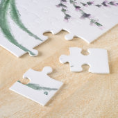 花カラフル花花花花花花キリン家族の愛 ジグソーパズル (側面)