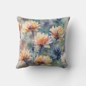 花カラフル花 クッション (裏面)