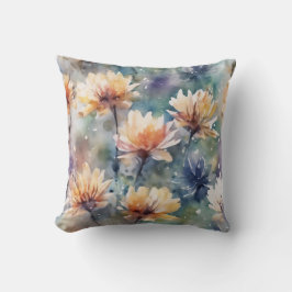 花カラフル花 クッション