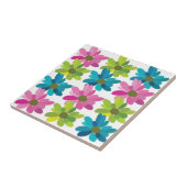 花カラフル花 タイル (側面)