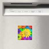 花カラフル花 マグネット (インサイチュ (食洗機))