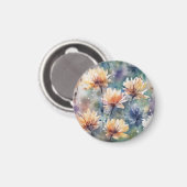 花カラフル花 マグネット (正面/裏面)