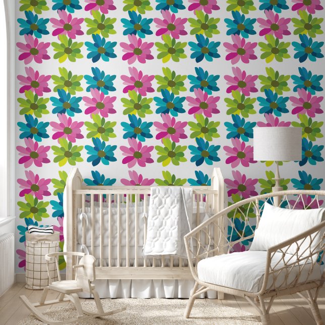 花カラフル花 壁紙 (キッズ)