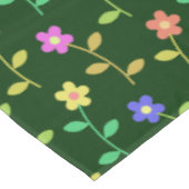 花カラフル花、花の柄、緑、ぼほ テーブルクロス (アングル)