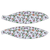 花カラフル花、花の柄、緑、ぼほ バスケットボール (パネル)